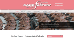 Desktop Screenshot of cakefactory.com.au