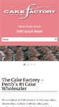 Mobile Screenshot of cakefactory.com.au